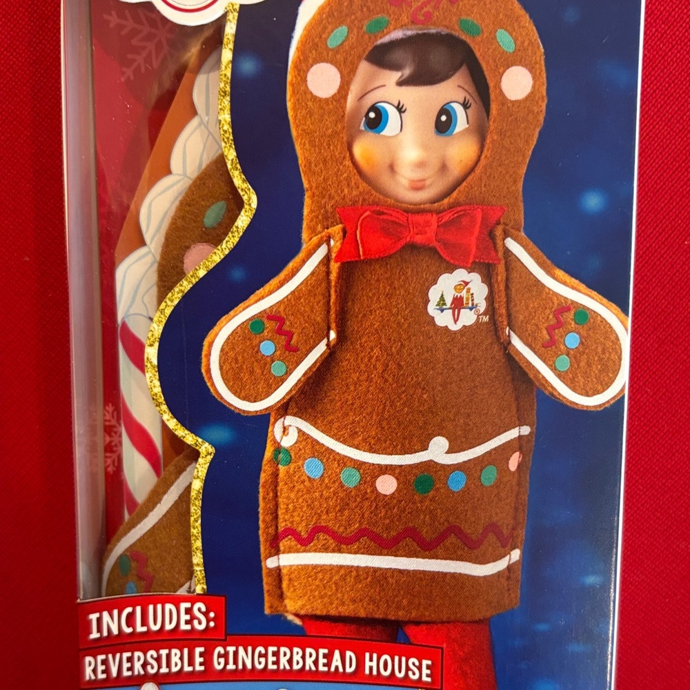 The elf on the shelf claus couture collection gingerbread outfit house